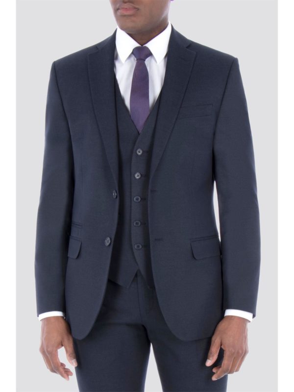 The Collection Navy Birdseye Tailored Fit Suit Jacket 38l Navy loving the sales