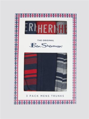 Trio Of Men's Striped Boxer Shorts | Ben Sherman | Est 1963 - Small loving the sales