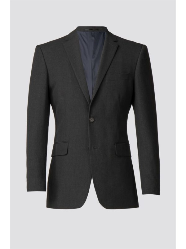 Charcoal Plain Regular Fit Suit Jacket 38l Charcoal loving the sales