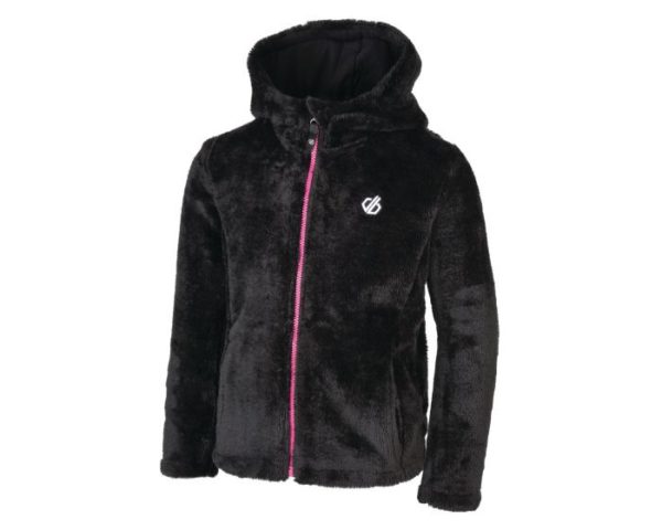 Dare 2b - Girls' Prelim Full Zip Hooded Fleece Black loving the sales