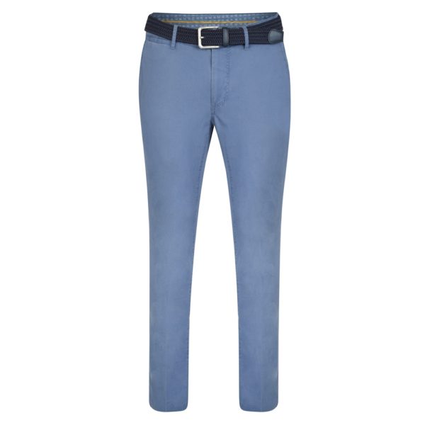 Magee 1866 Blue Callan Washed Tailored Fit Trousers loving the sales