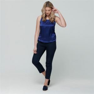 Magee 1866 Navy Spot Sandy Washed Cropped Trousers loving the sales
