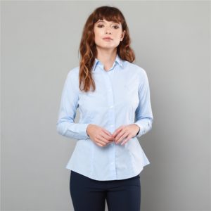 Magee 1866 Sky Blue Hannah Jacquard Classic Fit Shirt loving the sales