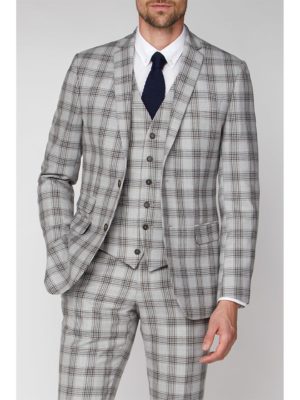 Racing Green Grey Camel Check Tailored Fit Jacket 38r Grey loving the sales