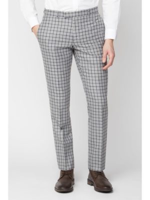 Racing Green Grey With Navy Check Trousers 36r Grey loving the sales