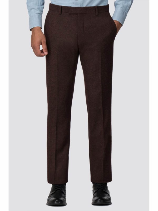 Rust Donegal Slim Fit Trouser 30r Rust loving the sales