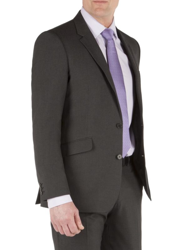 Scott  Taylor Charcoal Tailored Fit Suit Jacket 34s Charcoal loving the sales