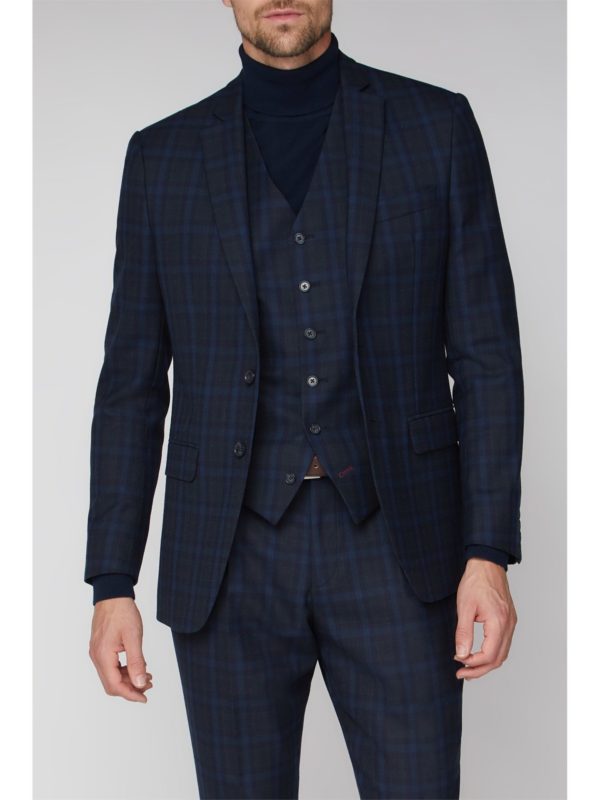 Stvdio Blue Green Jaspe Check Ivy League Suit Jacket 38r Blue loving the sales