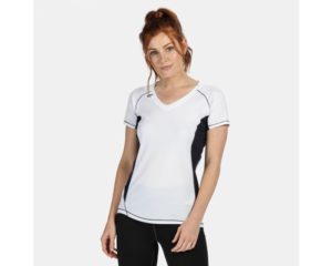 Women's Beijing Lightweight Cool And Dry T-Shirt White Navy loving the sales