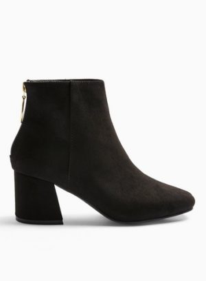 Womens Brixton Black Ankle Boots
