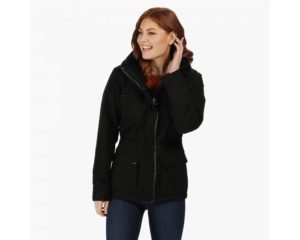 Women's Lizbeth Waterproof Insulated Jacket With Concealed Hood Black loving the sales