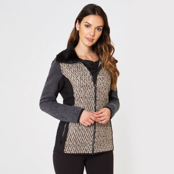 Women's Zuena Mix Wool Effect Fleece Ash loving the sales