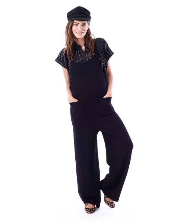 Candice- Knit Jumpsuit In Black No Zippers loving the sales