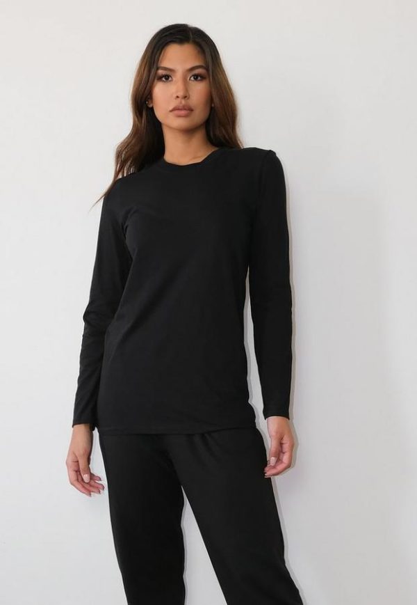 Black Crown Heights Graphic Long Sleeve T Shirt loving the sales