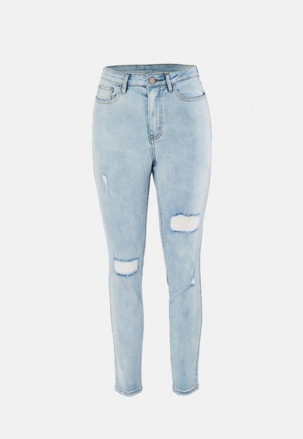 Blue Distressed Skinny Jeans loving the sales