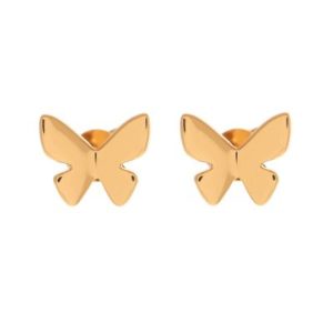 Butterfly Stud Earring Gold Earrings loving the sales