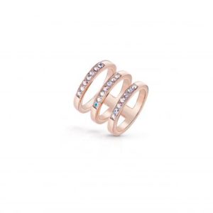 Ladies Guess Rose Gold Plated G Colors Ring Size N loving the sales