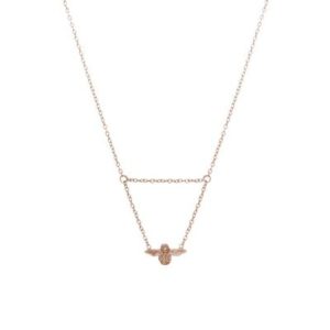 Ladies Olivia Burton Rose Gold Plated Moulded Bee Necklace loving the sales