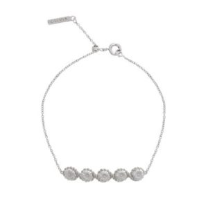 Ladies Olivia Burton Silver Plated Flower Show Rope Chain Bracelet loving the sales