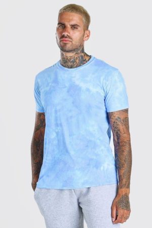 Mens Blue Tie Dye T-Shirt loving the sales