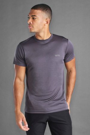 Mens Grey Man Active Poly T-Shirt loving the sales