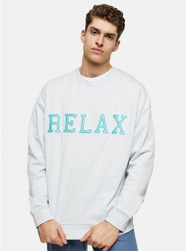 Mens Light Blue Relax Sweatshirt