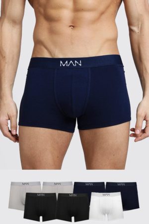 Mens Multi 7 Pack Mixed Colour Man Trunks loving the sales