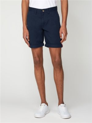 Men's Navy Straight Legged Chino Shorts | Ben Sherman | Est 1963 - 31 loving the sales