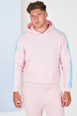 Mens Pink Plus Size Man Official Pastel Hoodie loving the sales
