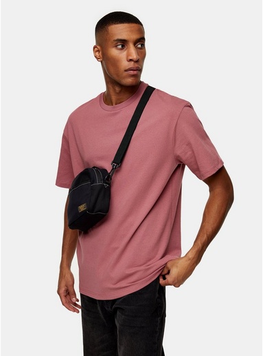 Mens Rose Pink Oversized T-Shirt