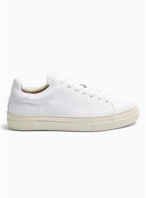 Mens Selected Homme White Trainers