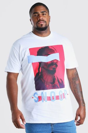 Mens White Plus Size Snoop License T-Shirt loving the sales