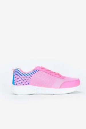 Pink Lace Up Trainer