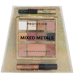 Profusion Cosmetics Mixed Metals Face And Eyes Assortment - Gold loving the sales