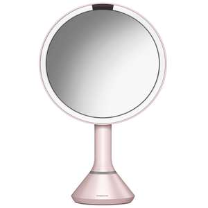 Simplehuman Sensor Mirrors 5 X Magnification 20cm Sensor Mirror With Touch Control Brightness: Round