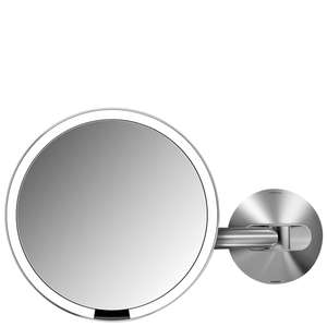 Simplehuman Sensor Mirrors 5 X Magnification Wall Mounted 20cm Sensor Mirror: Round