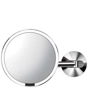 Simplehuman Sensor Mirrors 5 X Magnification Wall Mounted 20cm Sensor Mirror: Round