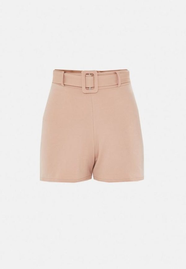 Stone Co Ord Self Belt Tailored Shorts loving the sales