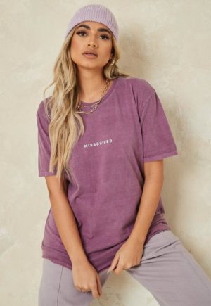 Wine Missguided Oversized T Shirt loving the sales