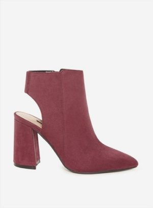 Womens Burgundy 'Arlena' Shoe Boots - Red