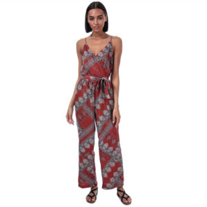 Womens Diana Scarf Print Jumpsuit loving the sales