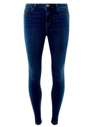 Womens Indigo 'shape And Lift' Authentic Stretch Skinny Denim Jeans