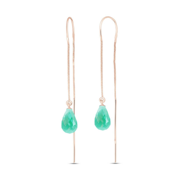 Emerald Scintilla Earrings 6.6 Ctw In 9ct Rose Gold loving the sales