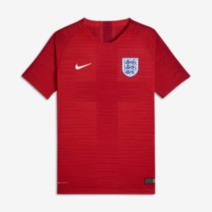 2018 England Vapor Match Away Older Kids' (Boys') Football Shirt - Red loving the sales