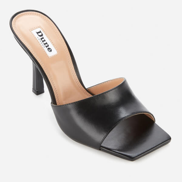 Dune Women's Mantra Leather Heeled Mules loving the sales