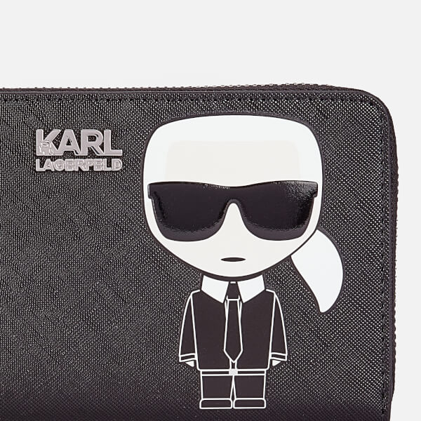 Karl Lagerfeld Women's K/Ikonik Cont Zip Wallet loving the sales