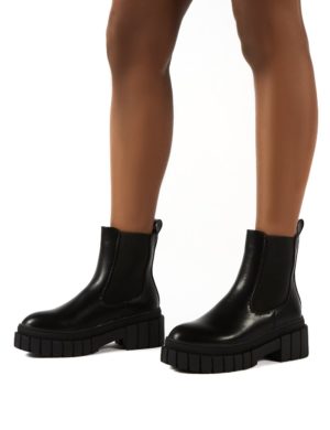 Zenya  Chunky Sole Ankle Boots