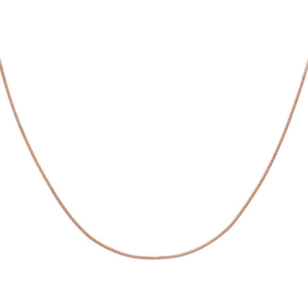 9ct Rose Gold 40-45cm (16-18") Curb Chain 0.8 Width loving the sales