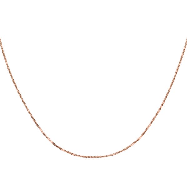 9ct Rose Gold 45-50cm (18-20") Curb Chain 0.8 Width loving the sales