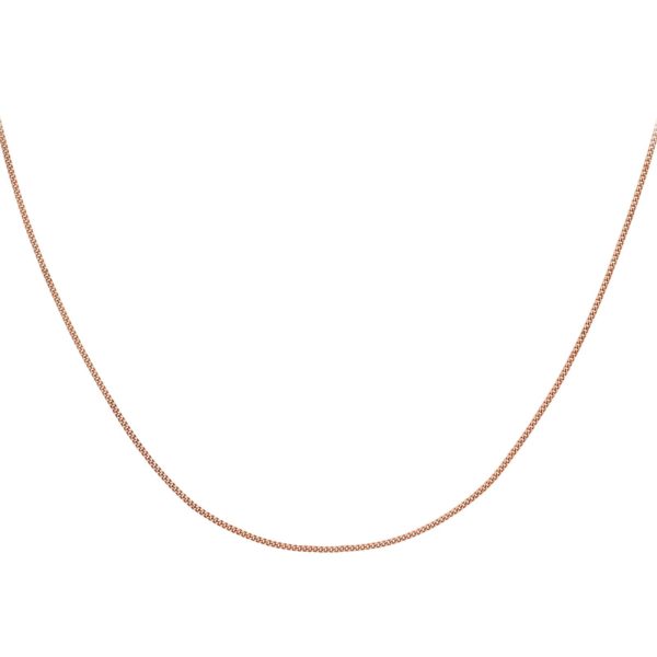 9ct Rose Gold 60cm (24") Curb Chain 0.8 Width loving the sales